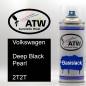 Preview: Volkswagen, Deep Black Pearl, 2T2T: 400ml Sprühdose, von ATW Autoteile West.